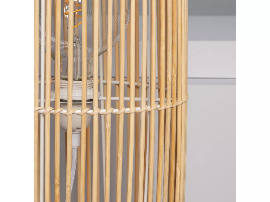 Lampadaire Bambou Komu Naturel