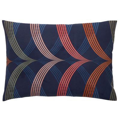 Linge de lit motif ondes graphiques