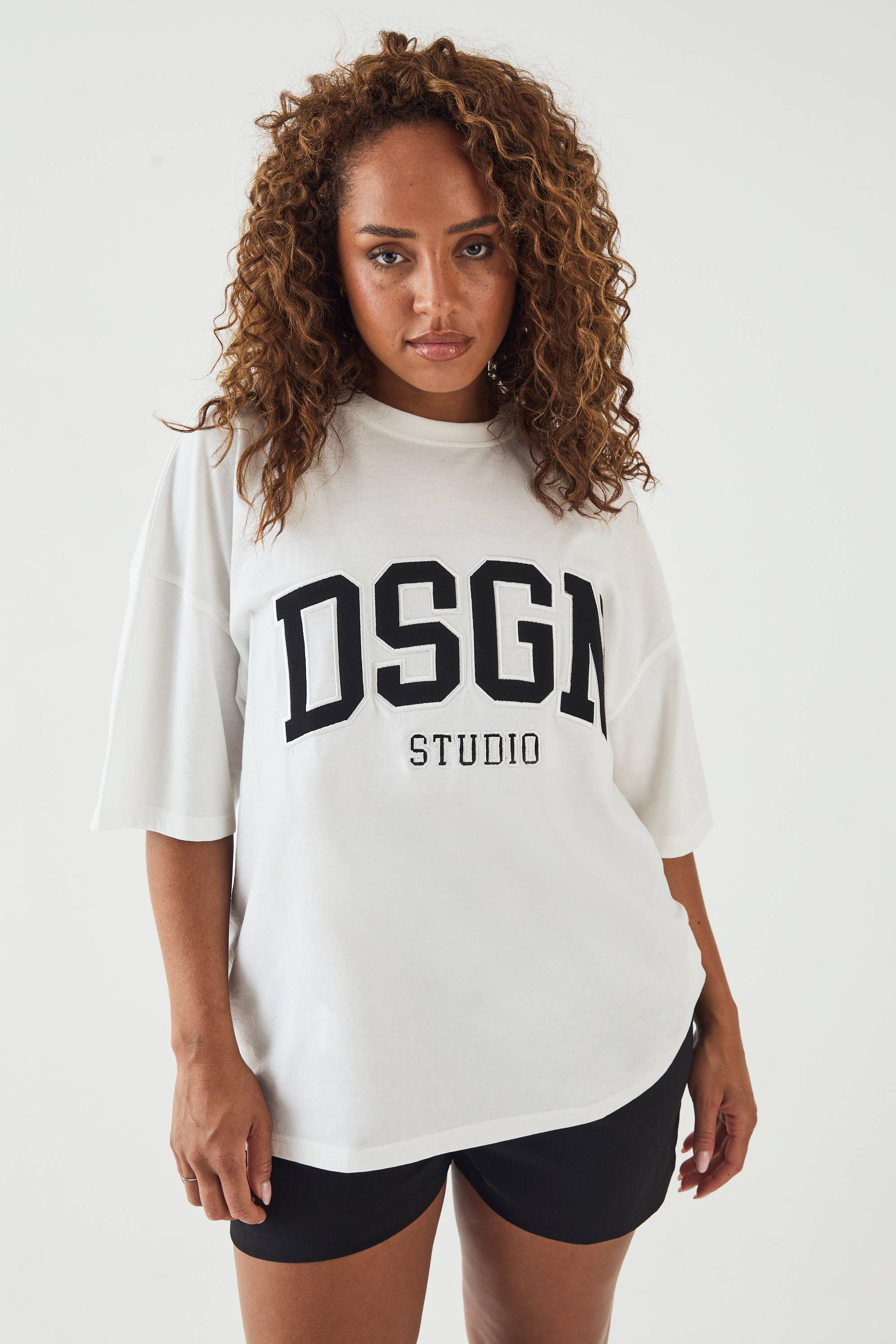 T-shirt Oversize À Appliqué Collegiate Dsgn Studio