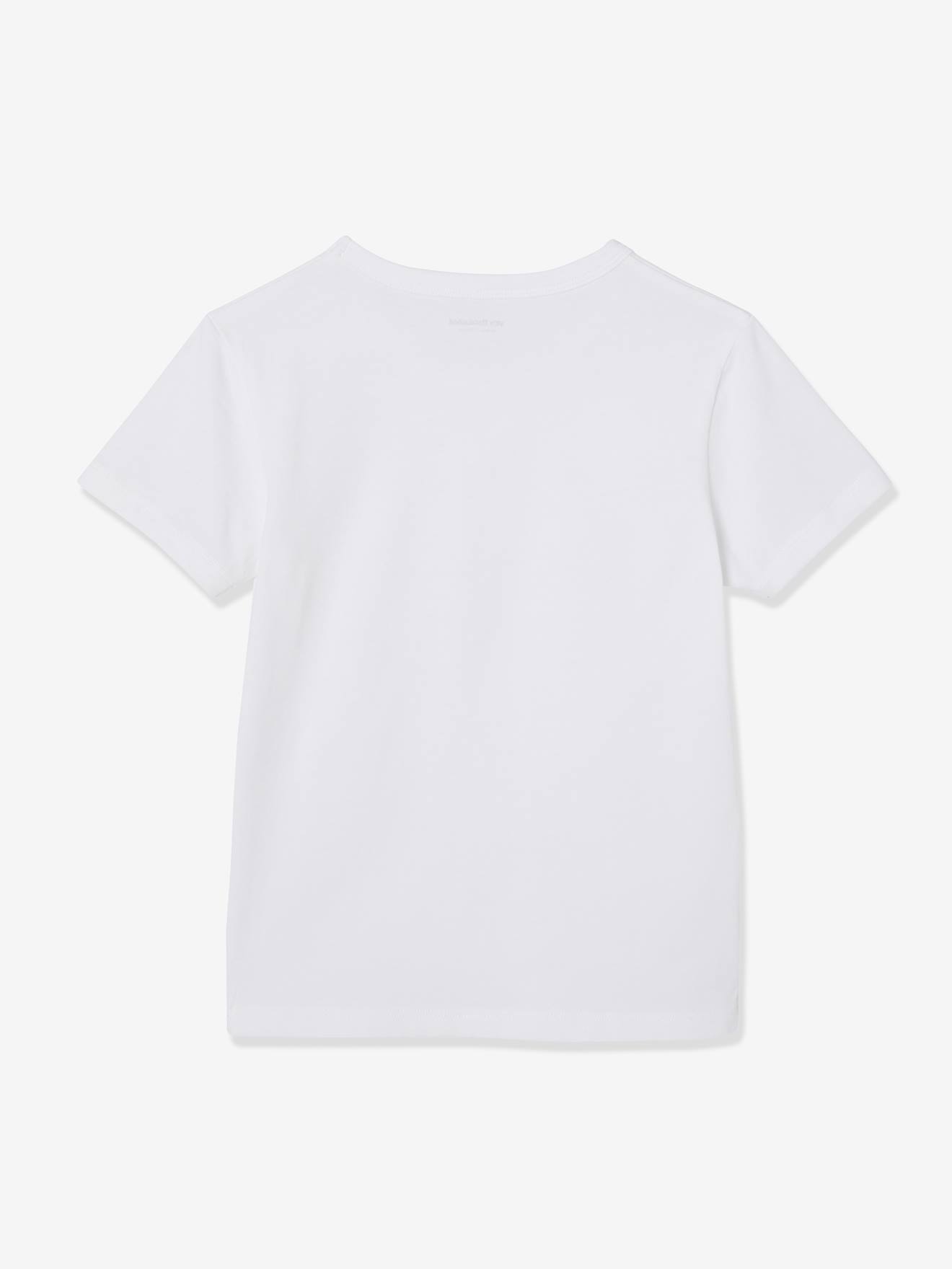 Pacote com 3 camisetas lisas de manga curta azul-claro para meninos