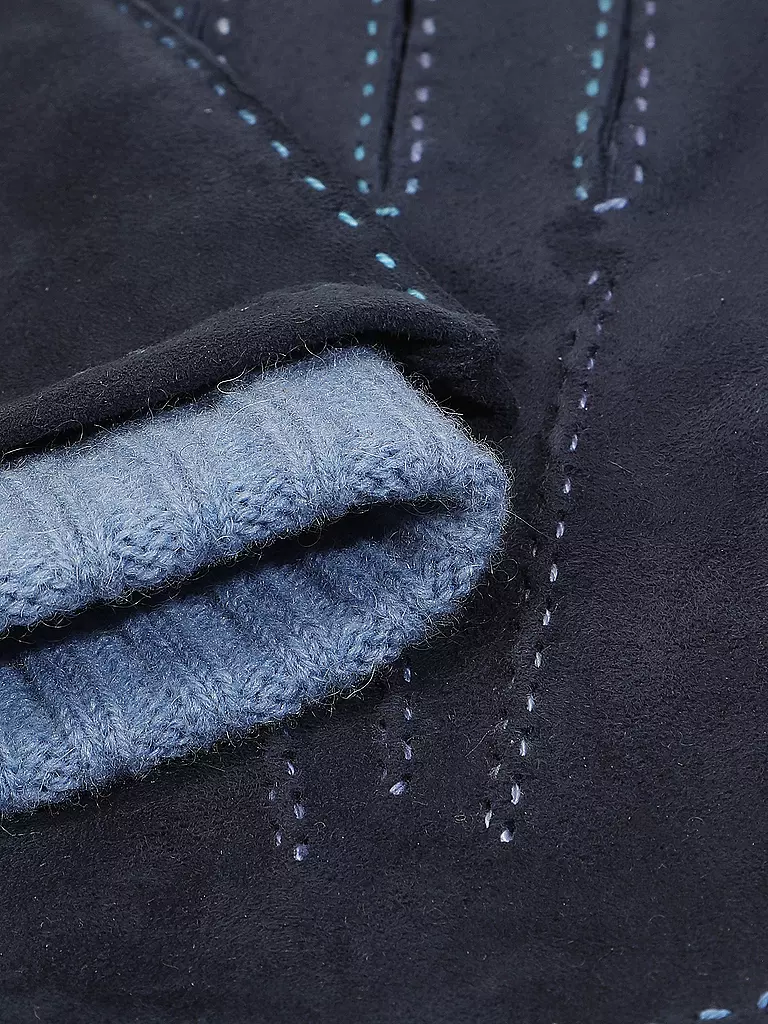 TR-HANDSCHUHE Lederhandschuhe blau