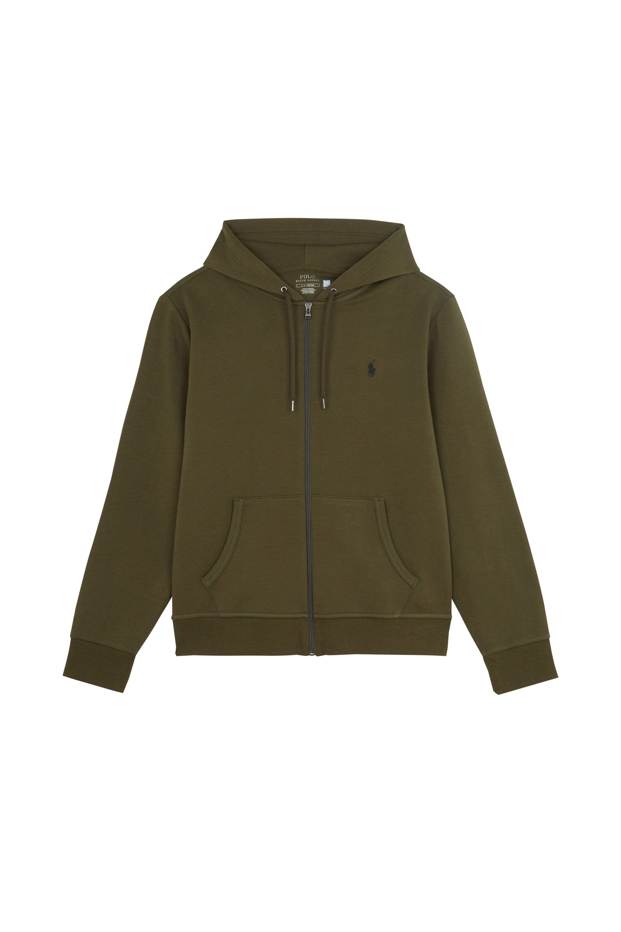 POLO RALPH LAUREN Hoodie zippé Hood Kaki