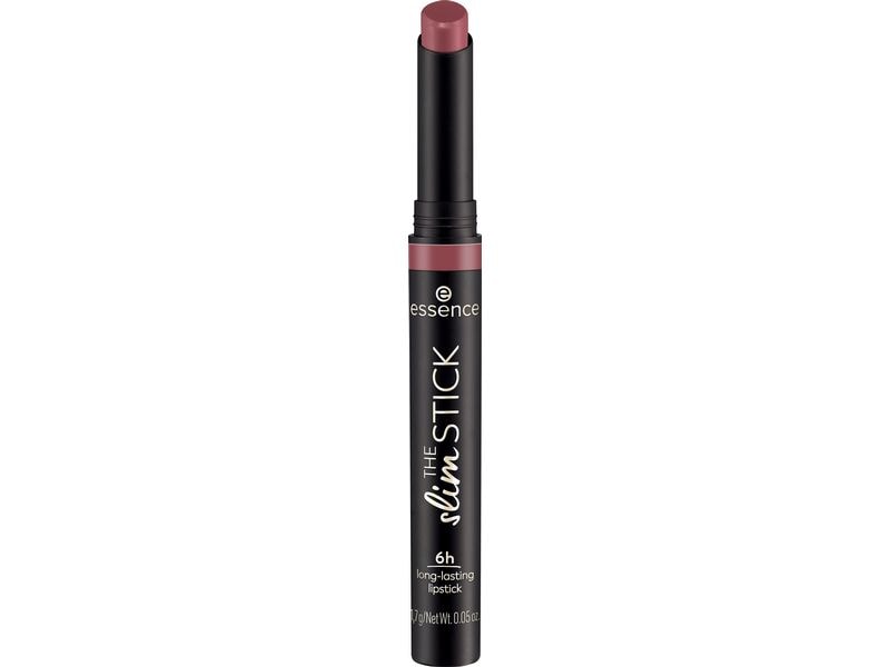 essence Lippenstift The Slim Stick 105 Velvet Punch Langanhaltender Lippenstift mit warmem, samtigem Ton und mattem Finish