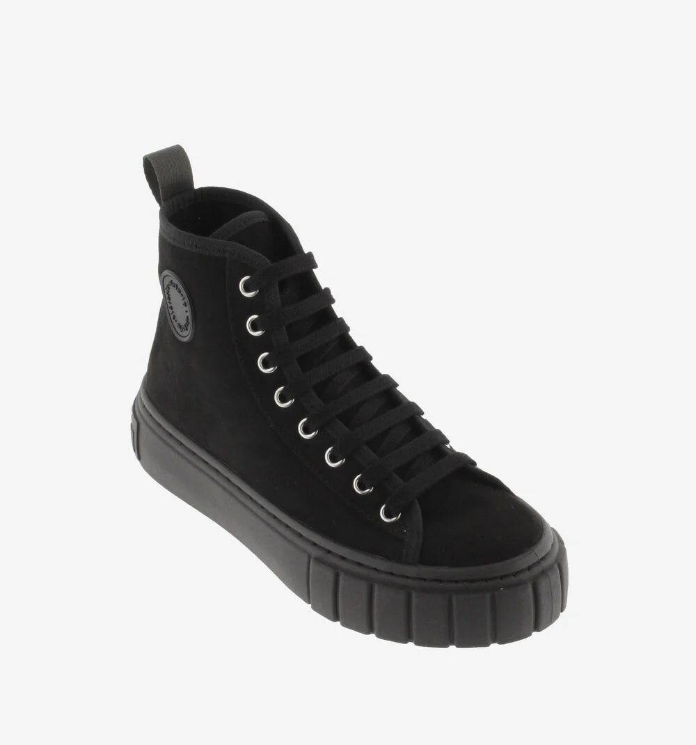 ABRIL RECYCLED FAUX SUEDE BOOTNEGRO