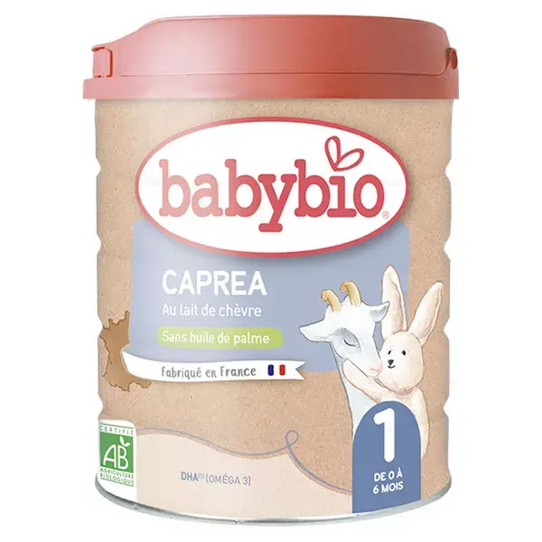 Leite de cabra orgânico Babybio Caprea, 1ª fase, 800g