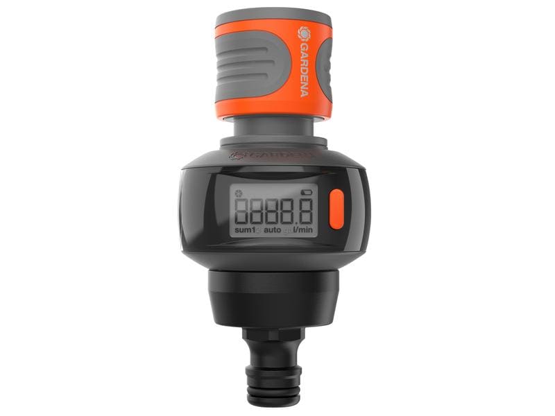GARDENA Wassermengenzähler AquaCount Kontrolle des Wasserverbrauchs, Messung der durchgeflossenen Wassermenge, und Wasserdosierung