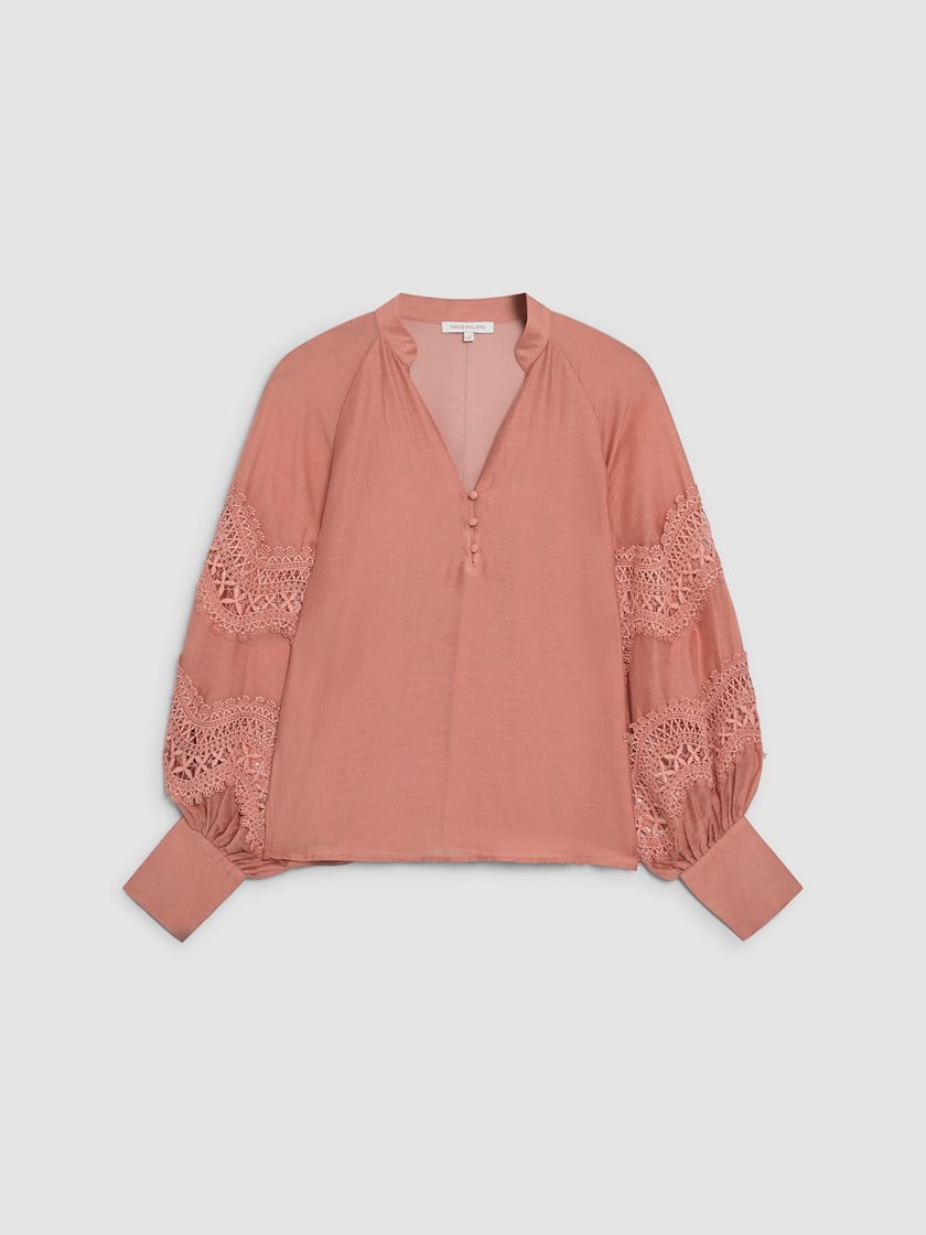 Ella bluse Rose Tan