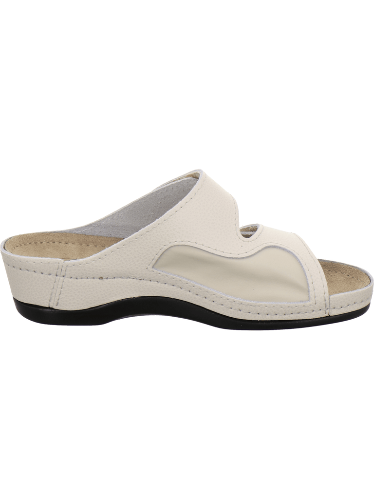 Komfort Pantolette Damen Hallux beige
