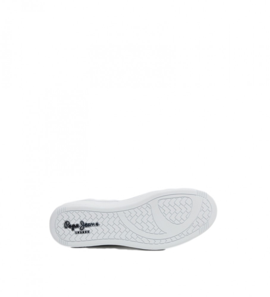 Tênis Pepe Jeans Kore Britt M de couro branco