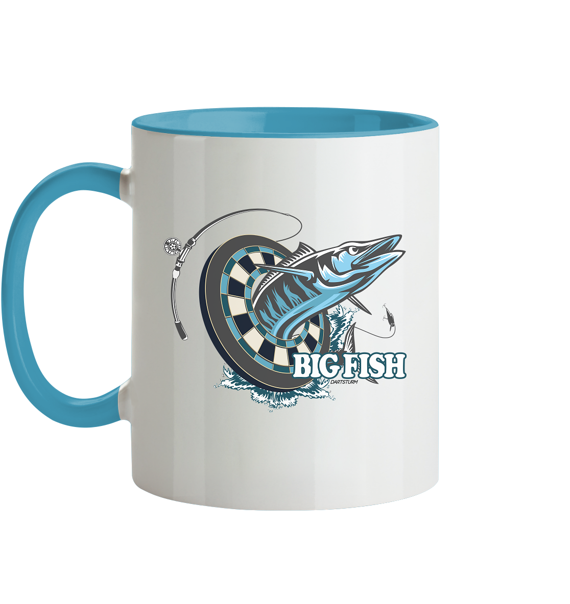 DartSturm - Big Fish - Tasse zweifarbig