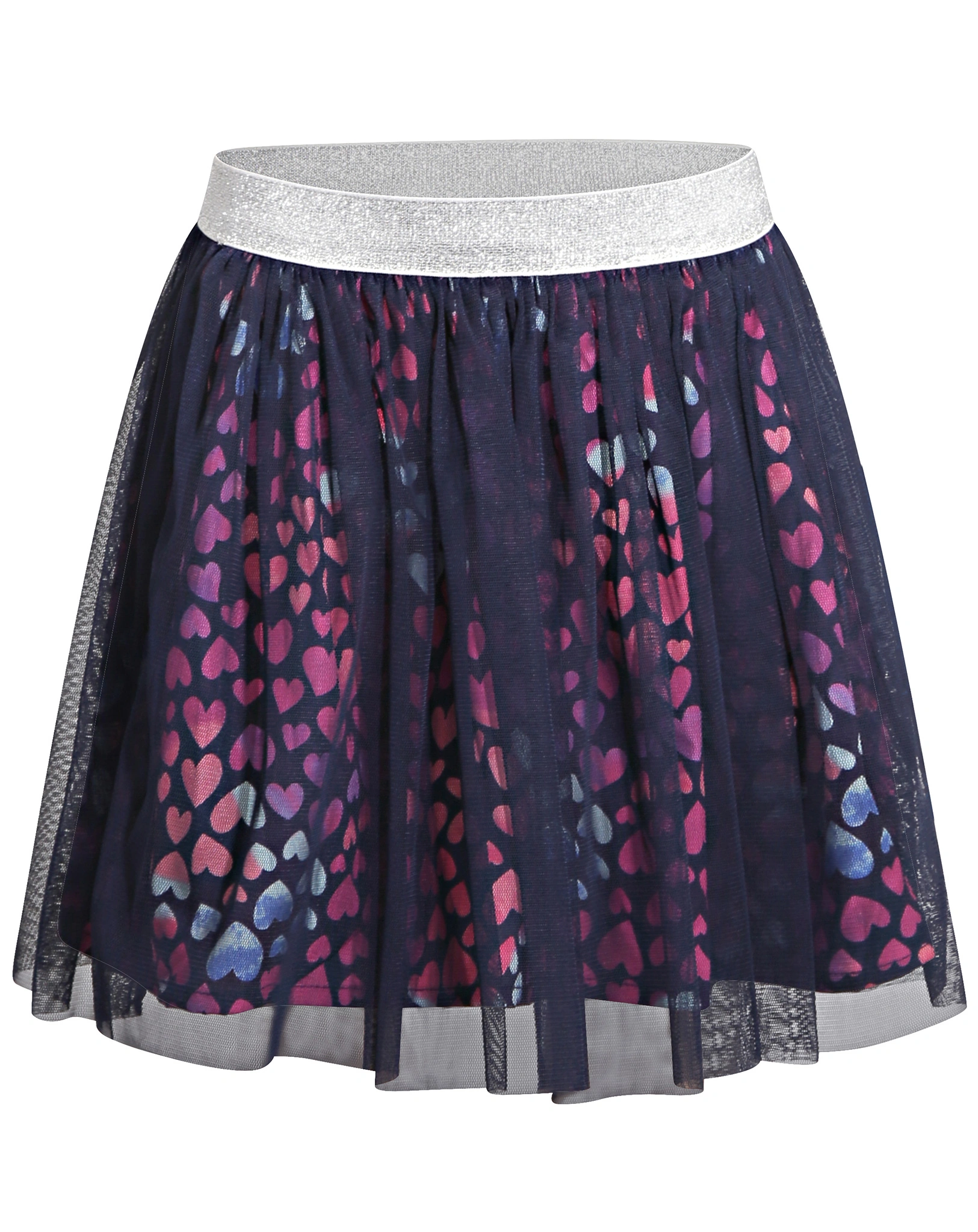 Tüll-Rock COLOR HEARTS in navy