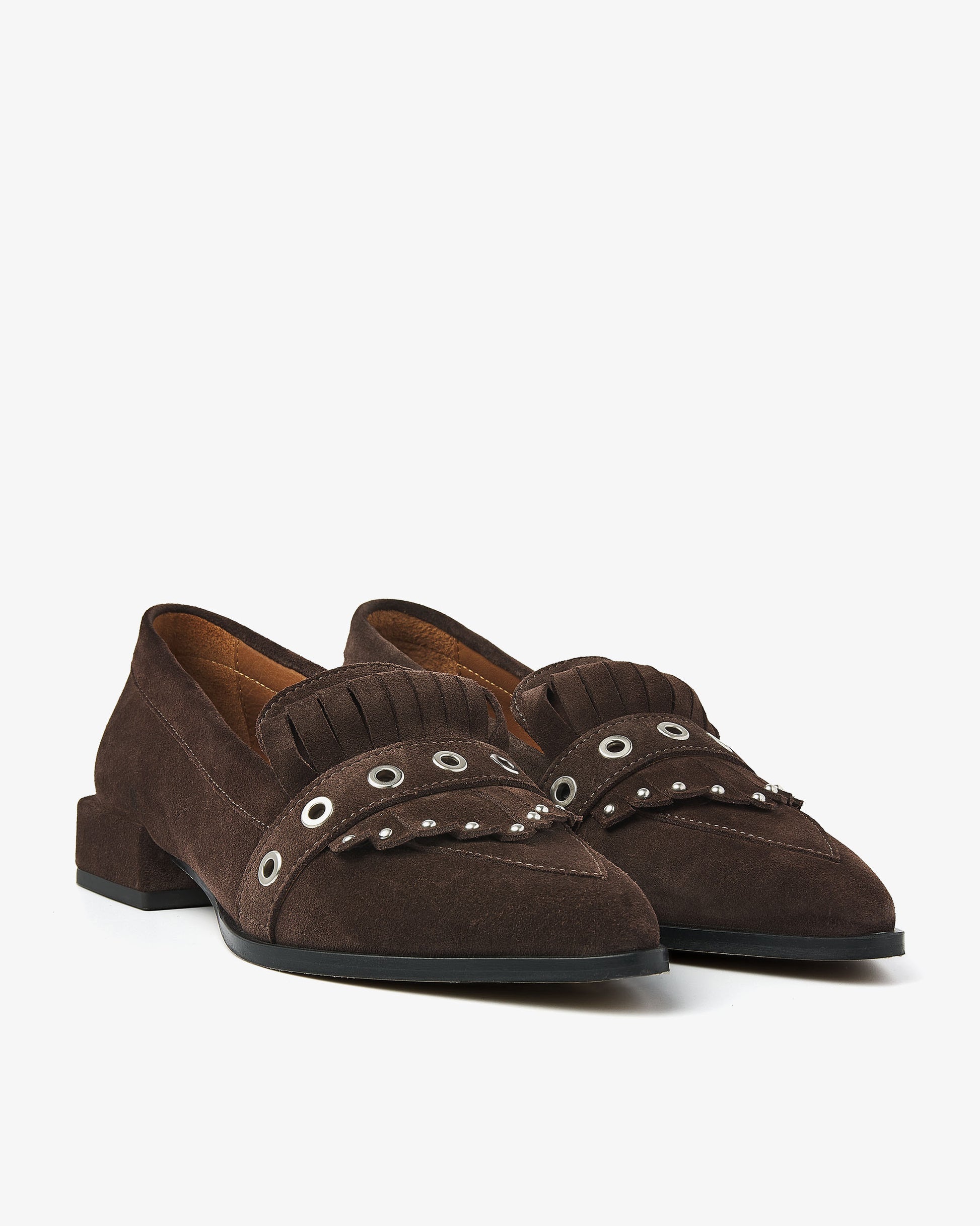 VIA VAI bruine dames loafers Jazz Emily