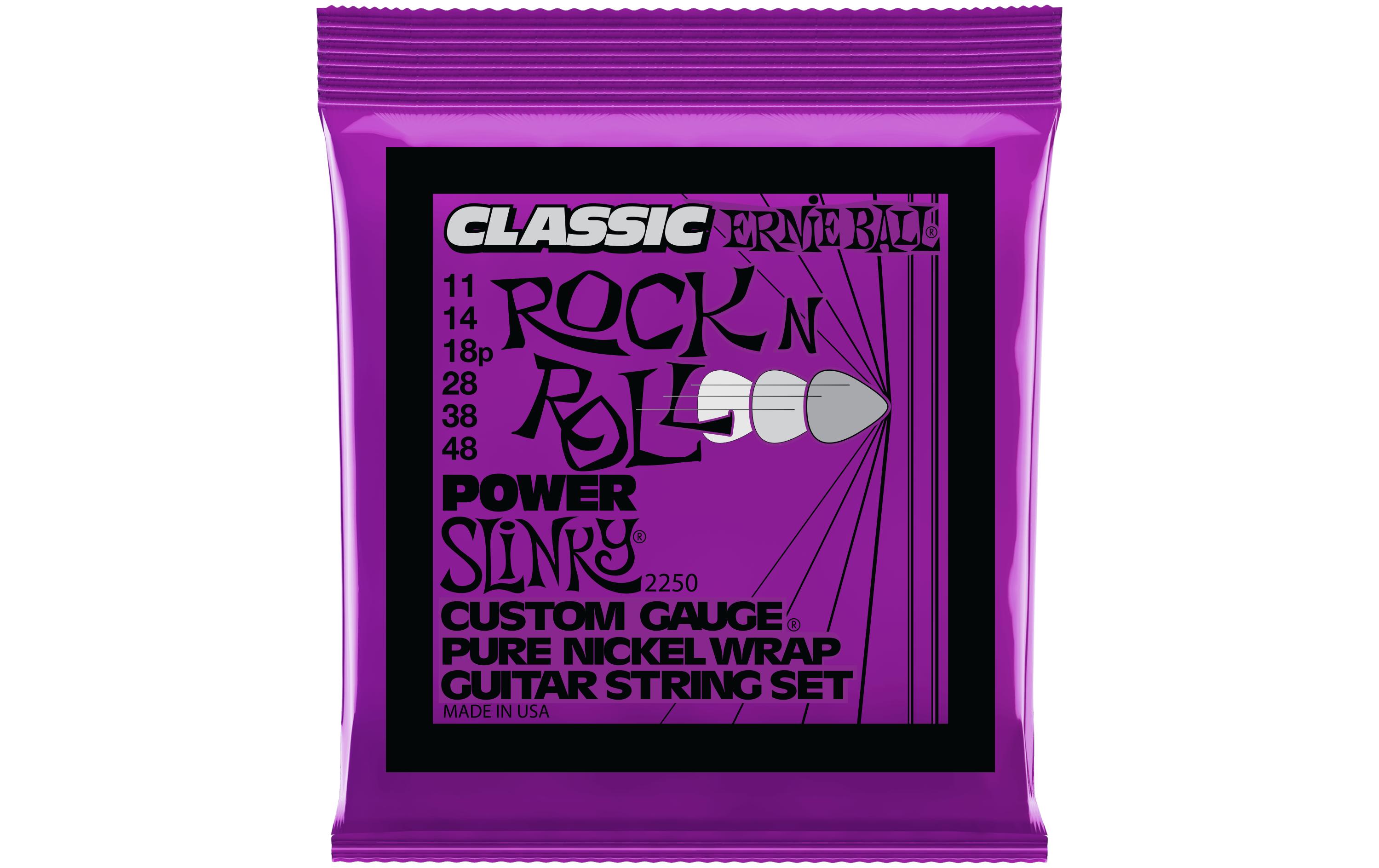 Gitarrensaiten 2250 Slinky Rock'N'Roll – Power 11-48Praktischer Saitensatz für Ihre E-Gitarre