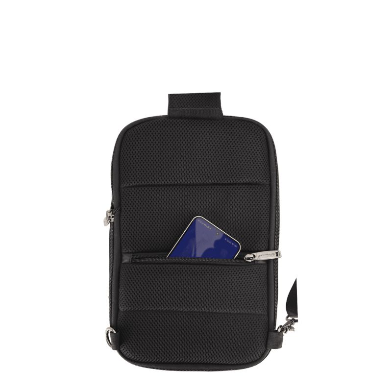Sac Travers 22104 Extensible 32 cm Black