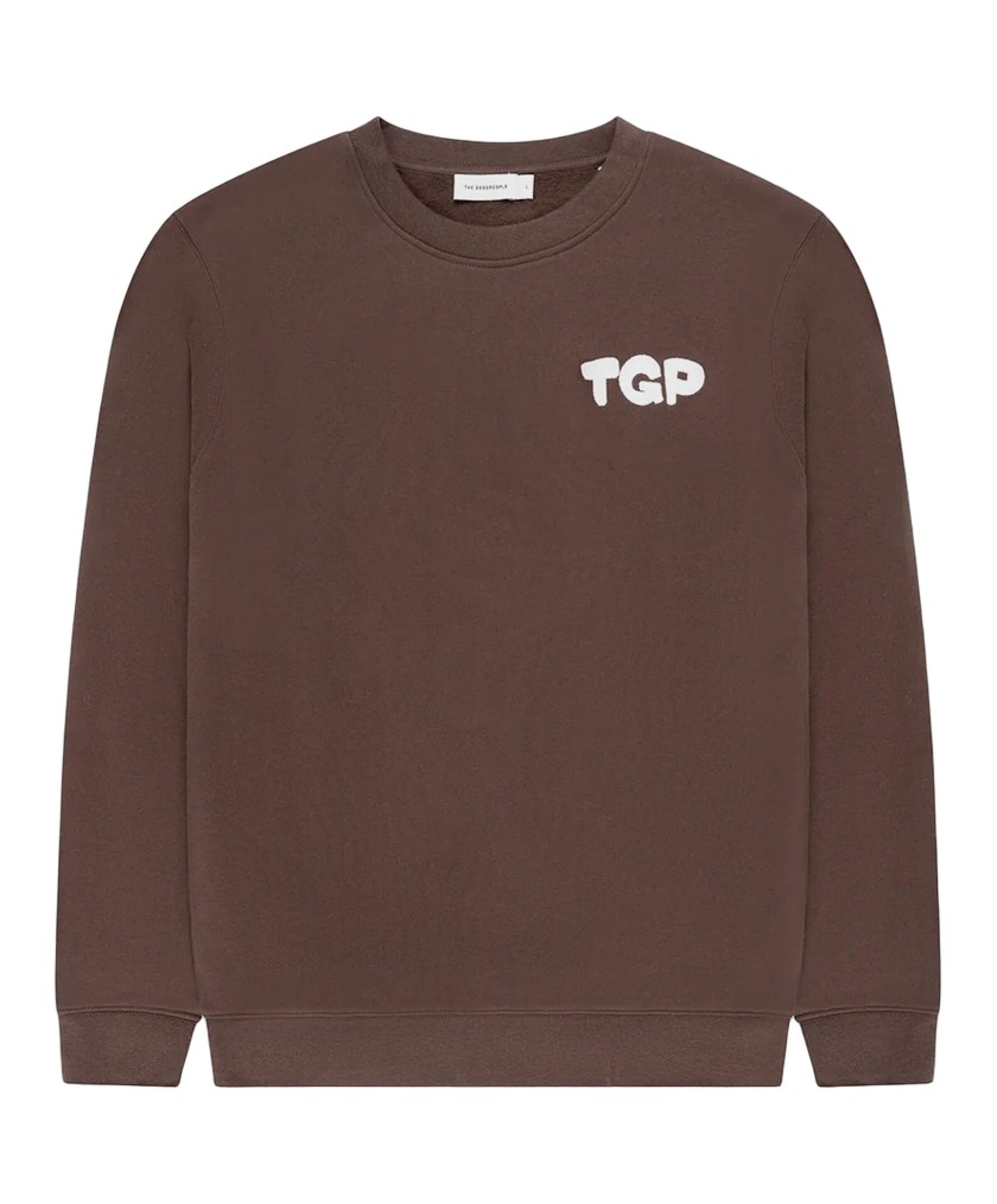 The GoodPeople Heren sweater bruin