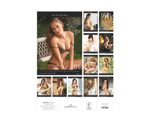 Wandkalender Dream Girls 2025 29,7x42 cm