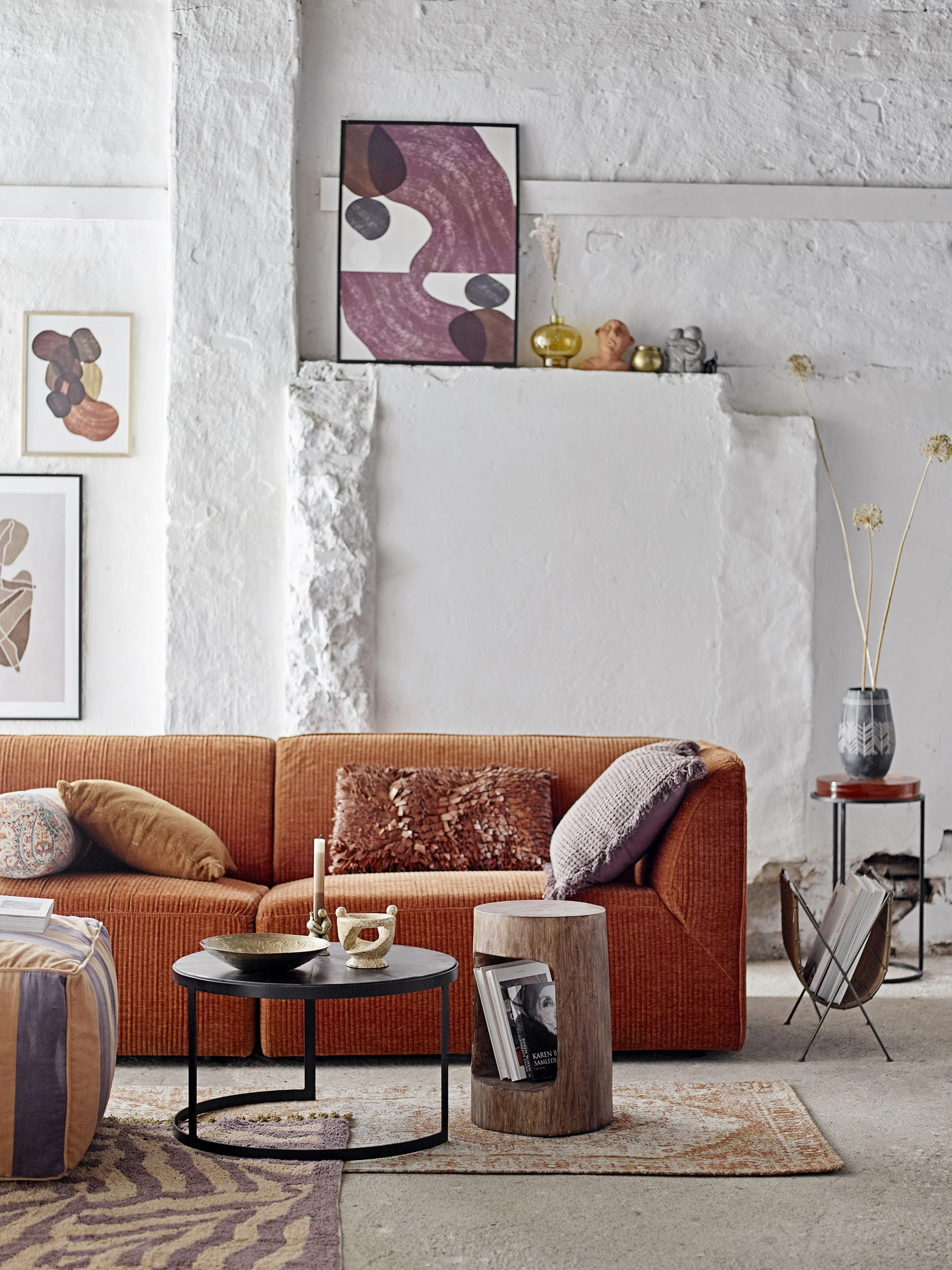 DIP DYE - Bougie longue cire | Marron