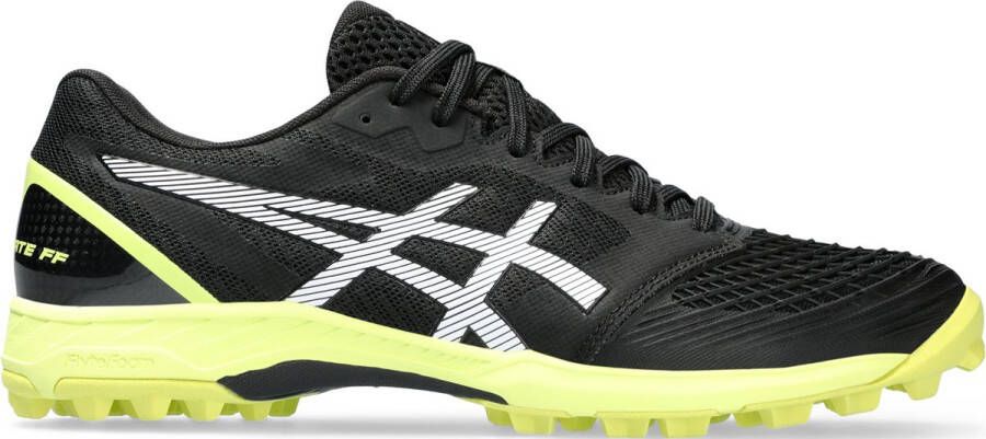 ASICS Field Ultimate FF 2 Men Black Glow Yellow Hockeyschoen