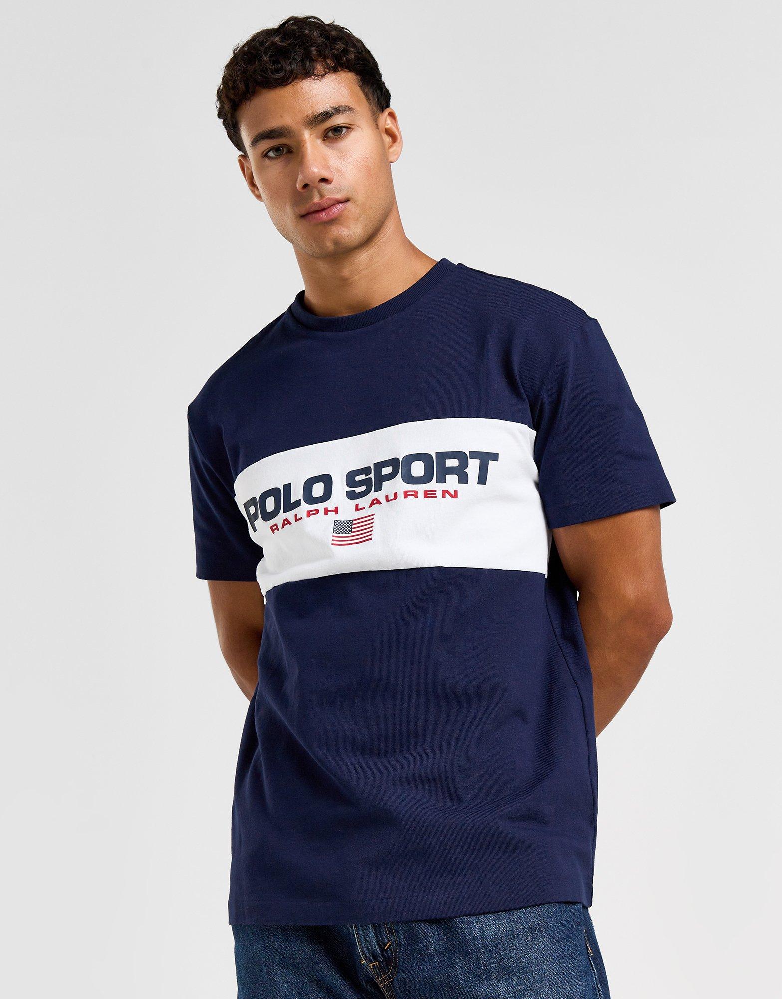 Polo Sport T-shirt Logo Colour Block Homme