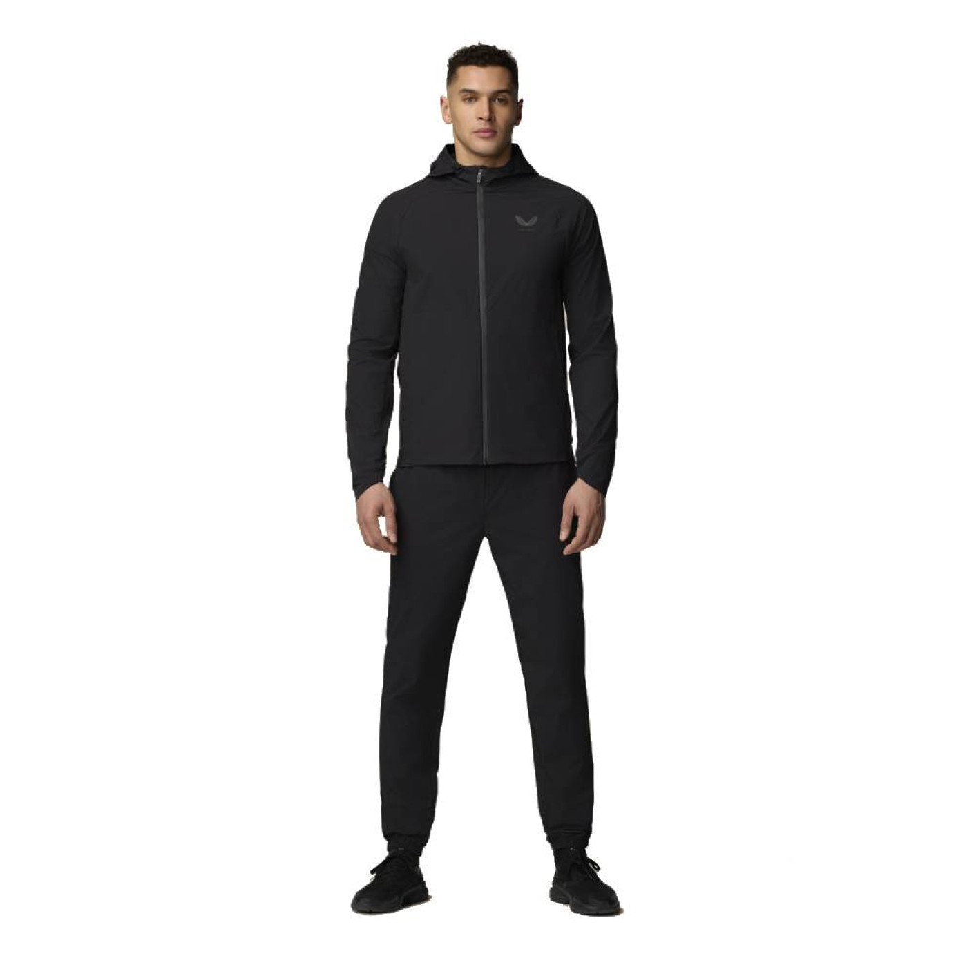 Castore Windbreaker Jack Zwart Donkergrijs