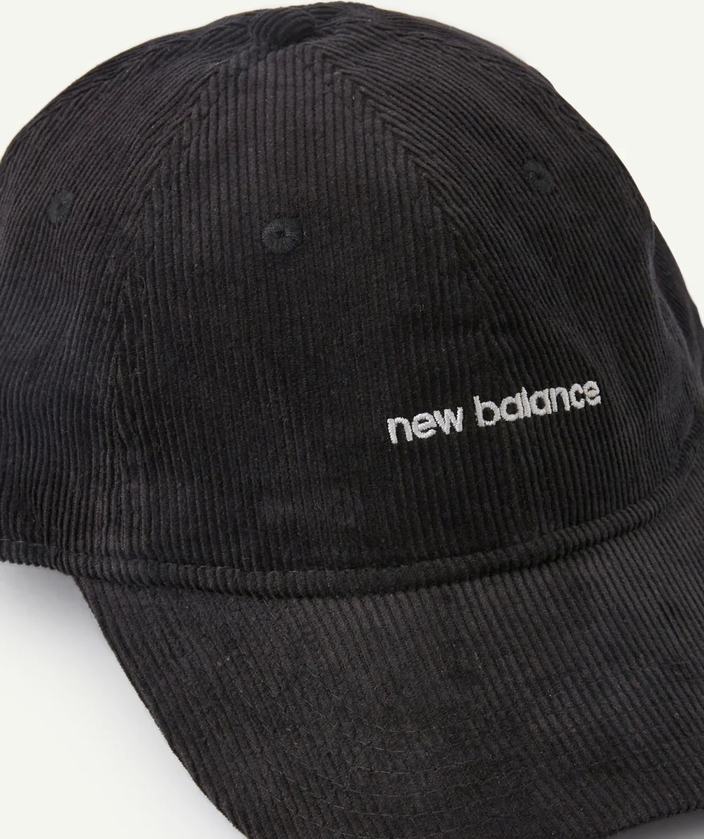 NEW BALANCECASQUETTE EN VELOURS CÔTELÉ NOIR