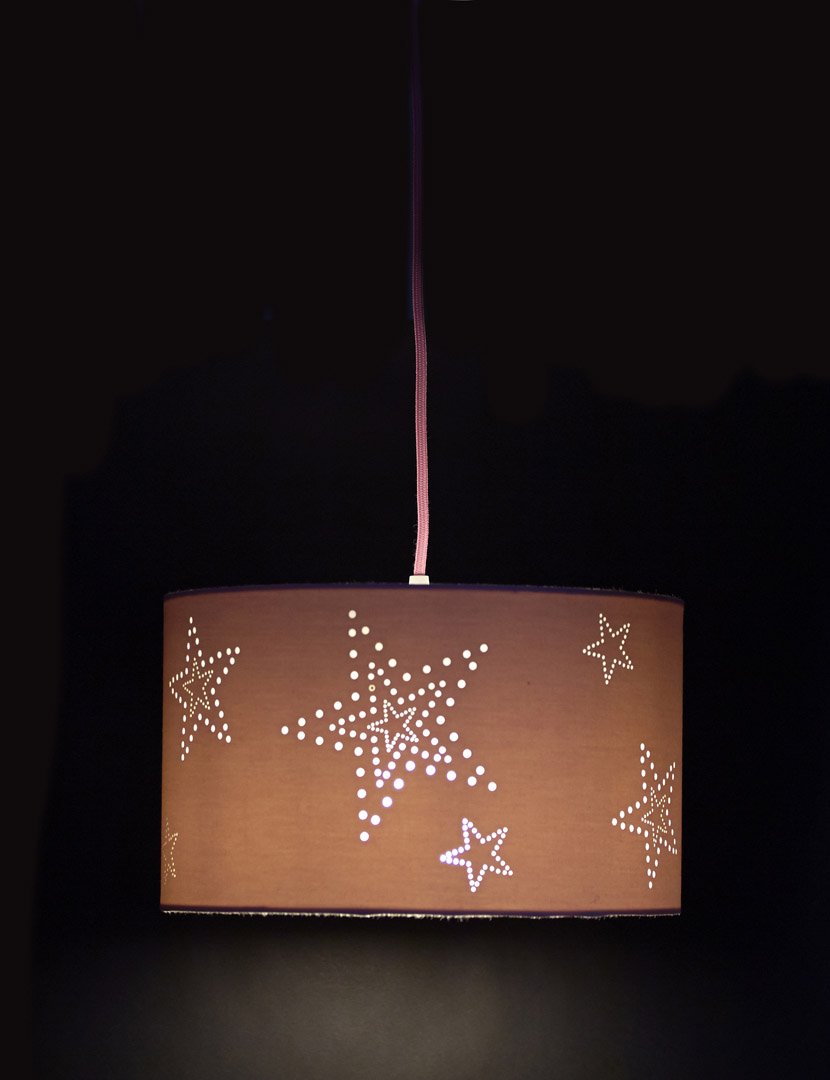 Laura Pink Suspension Lamp