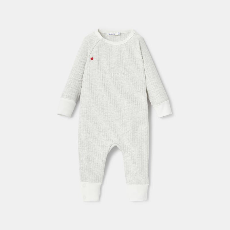 Combinaison en jersey côtelé blanc mixte Absorba Blanc