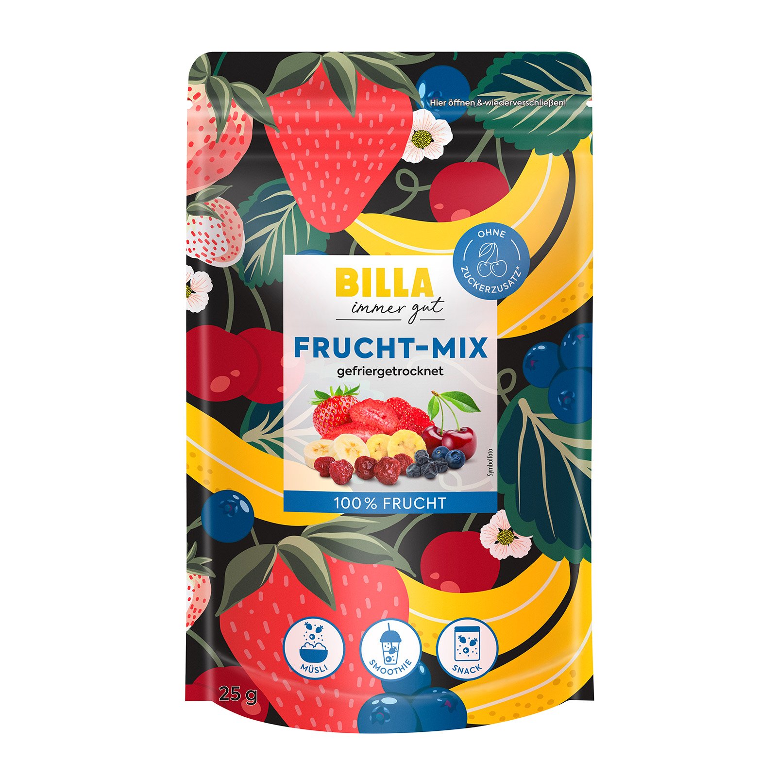 BILLA Fruchtmischung gefriergetrocknet