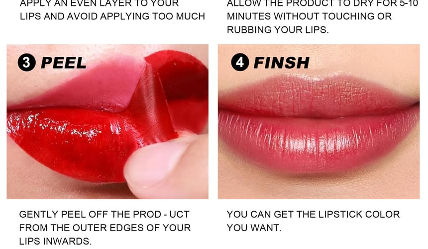 HANDAIYAN - Transfer-proof Peel-Off Lip Tint - 6 kleuren
