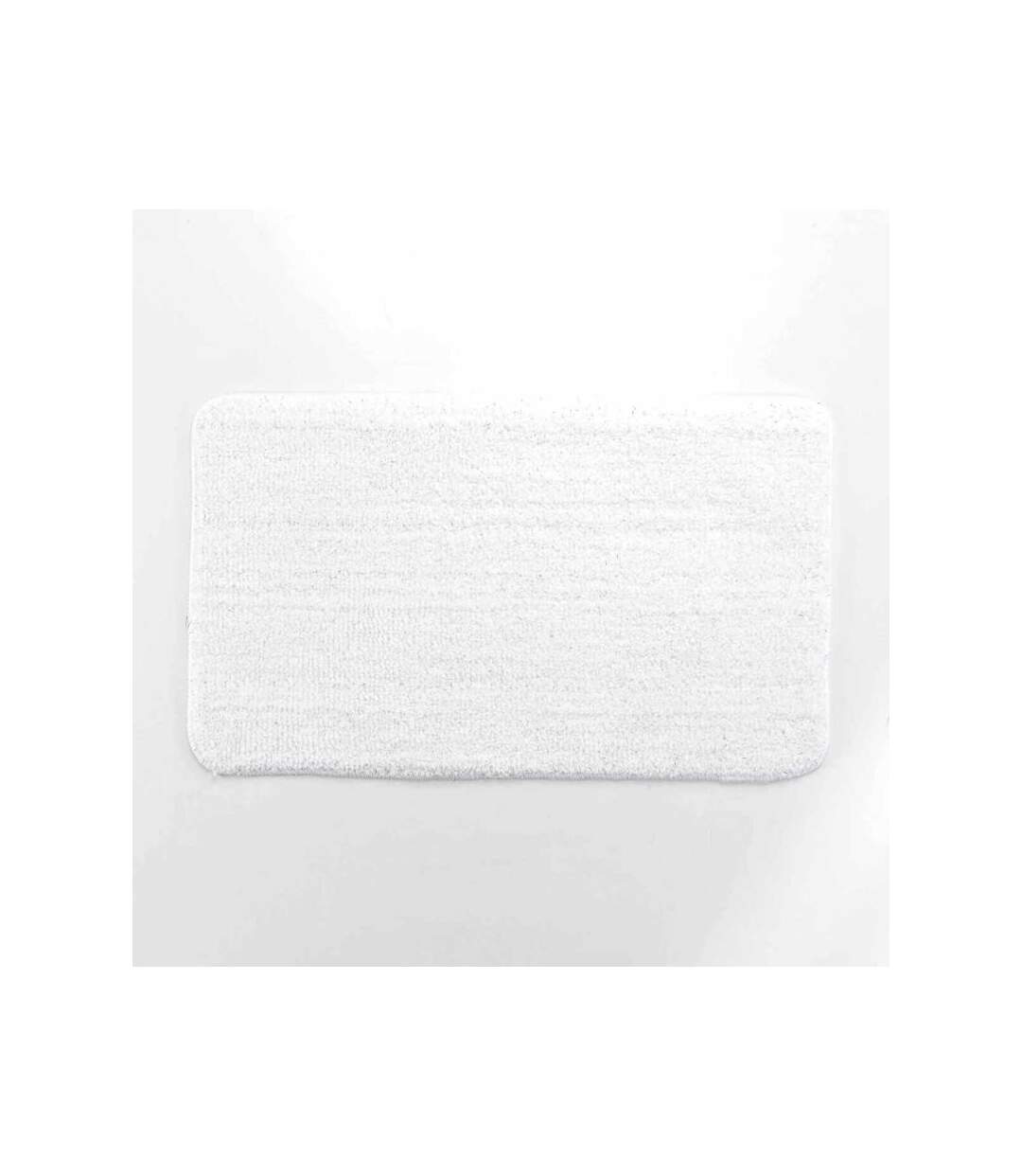 Tapis de Bain Microfibre Métallisé 45x75cm Blanc