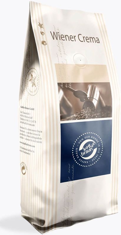 Kaffee Braun - Wiener Crema - Gemalen Koffie - 1kg
