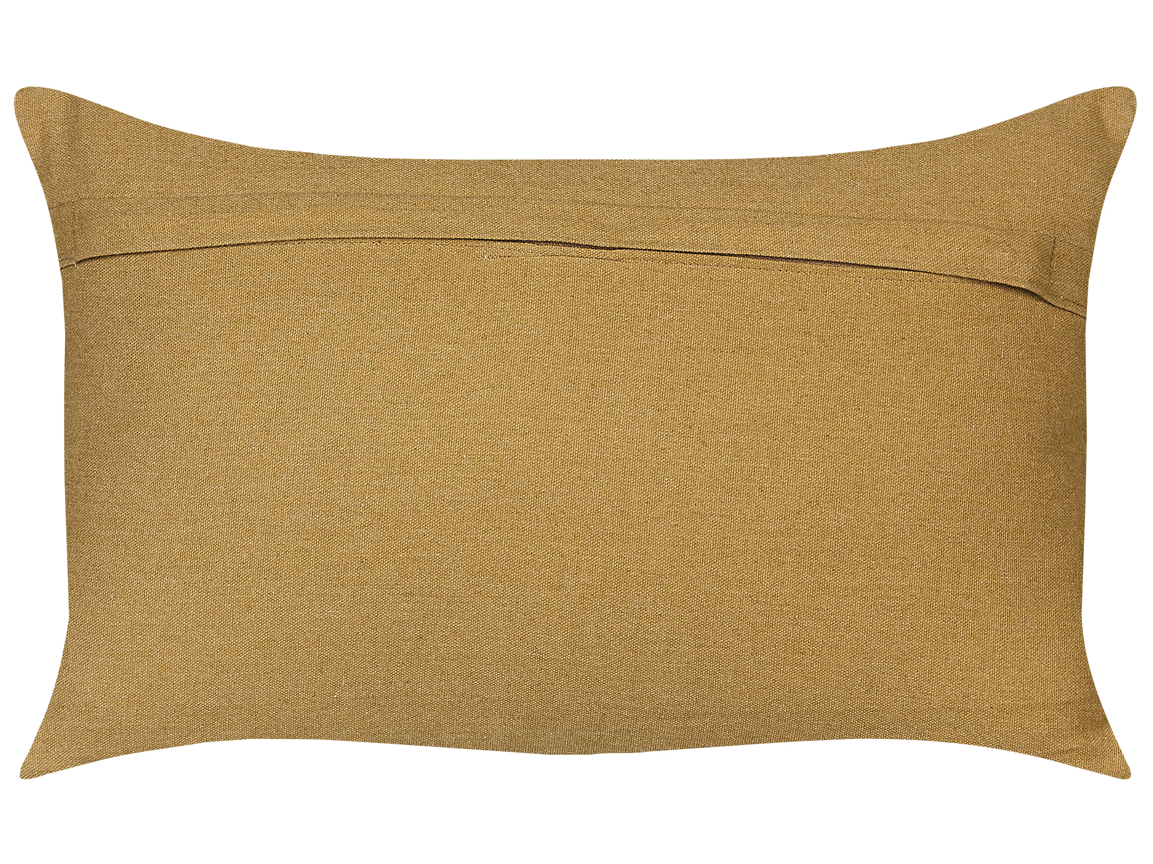 Set van 2 sierkussens GOPI Jute 30 x 50 cm Groen oosters patroon