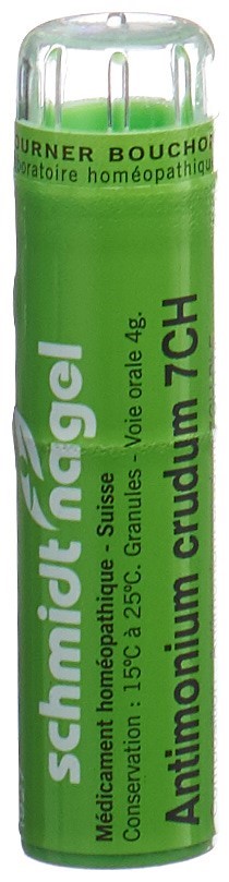 SCHMIDT-NAGEL Antimonium crudum Gran 7 CH 4 g