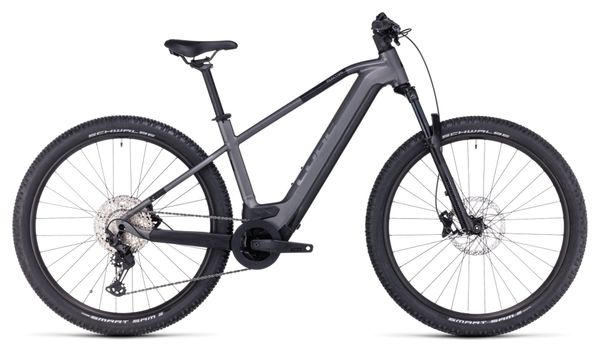 VTT Électrique Semi-Rigide Cube Reaction Hybrid Race 750 Shimano Deore/XT 12V 750 Wh 29'' Gris Metal