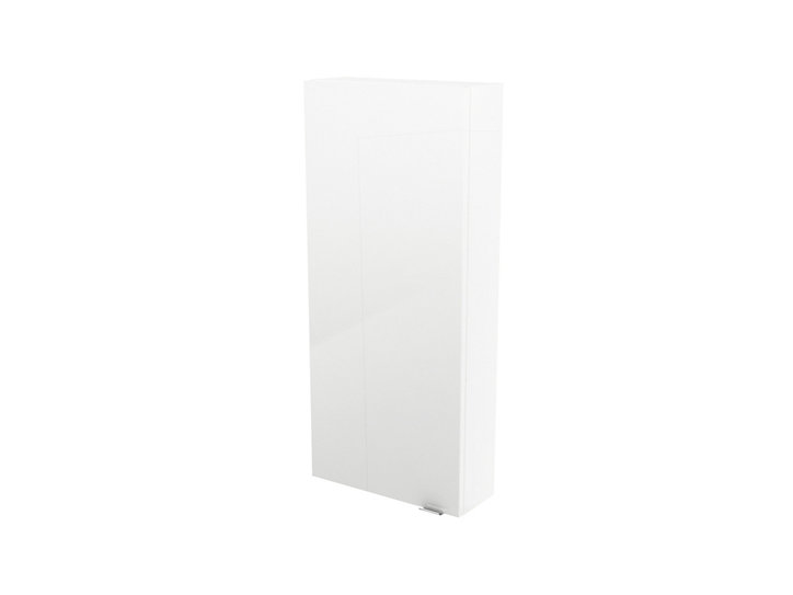 Armoire de salle de bains faible profondeur GoodHome Imandra blanc L.40 x H.90 x P.15 cm
