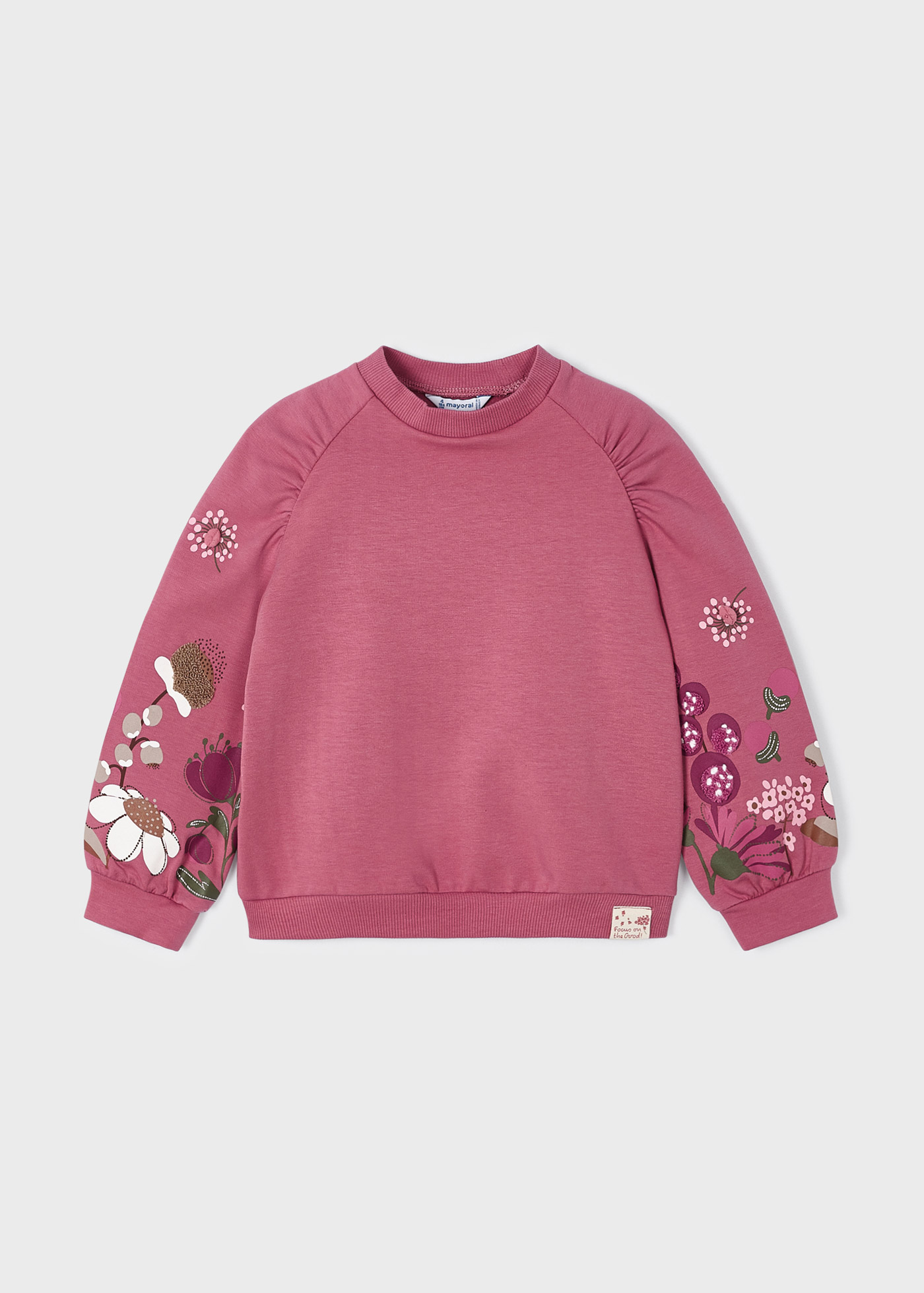 Moletom bordado Better Cotton para meninas
