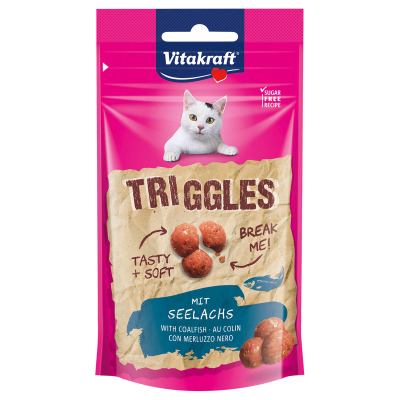 Vitakraft Katzensnack Triggles mit Seelachs 40g