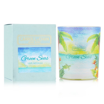 The Candle Company (Carroll & Chan) 100% Beeswax Votive Candle - Green Seas  65g/2.3oz