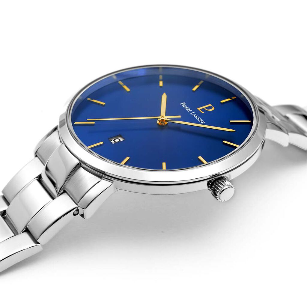 Montre Lannier Collection Echo Acier Argenté