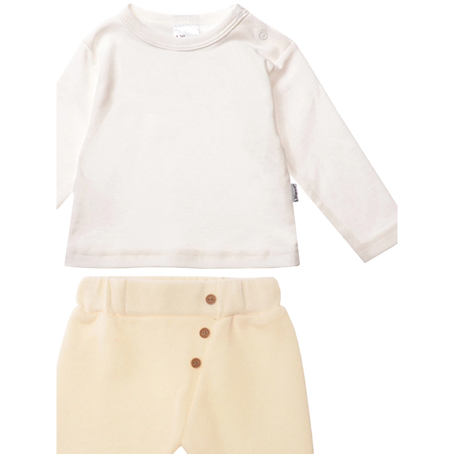 Liliput 2-teiliges Ausstattungsset Set aus Langarmshirt und Hose ecru