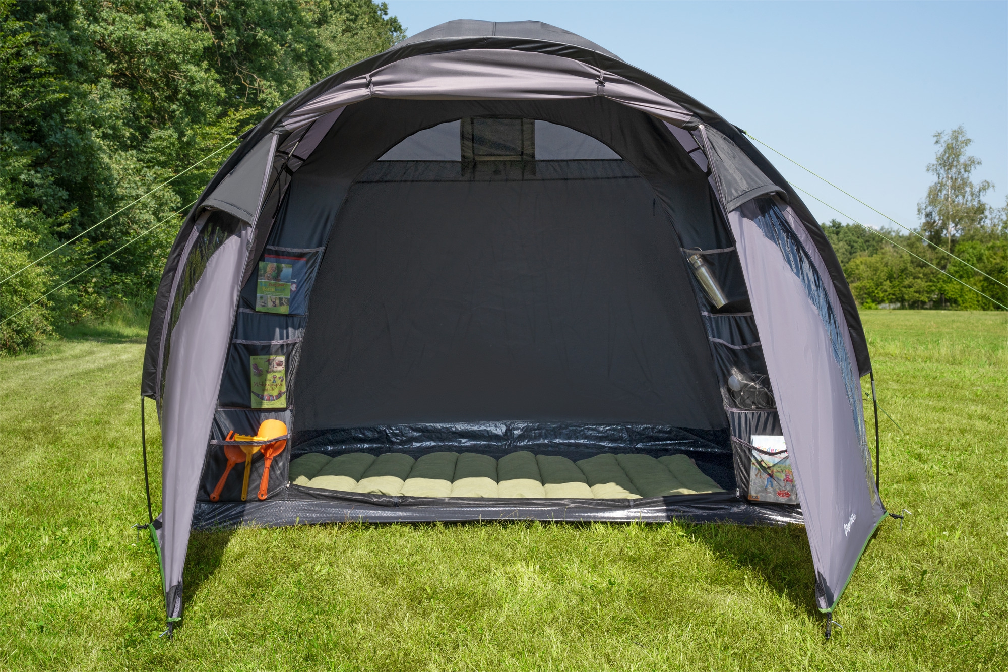 Berger Kiwi NZ 4 Plus leichtes Kuppelzelt für Camping und Trekking für 4 Personen