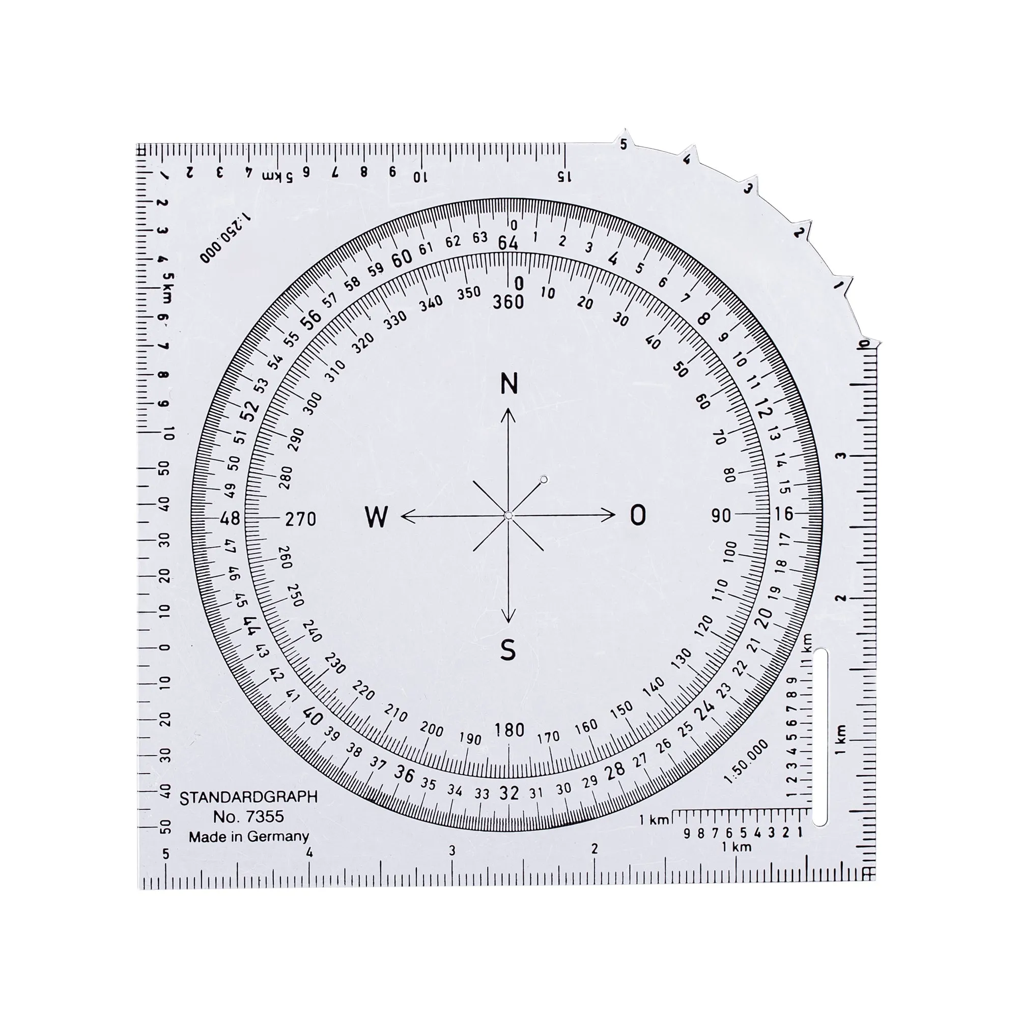Standardgraph -  Karten-Winkelmesser