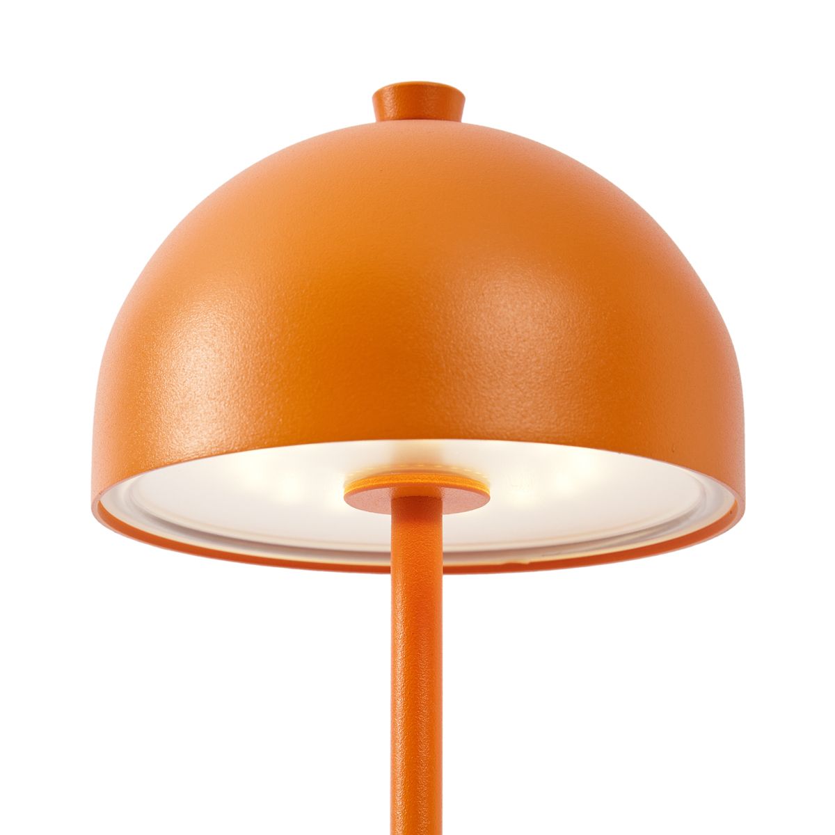 Tafellamp oranje incl. LED IP54 oplaadbaar met laadstation - Squirrel