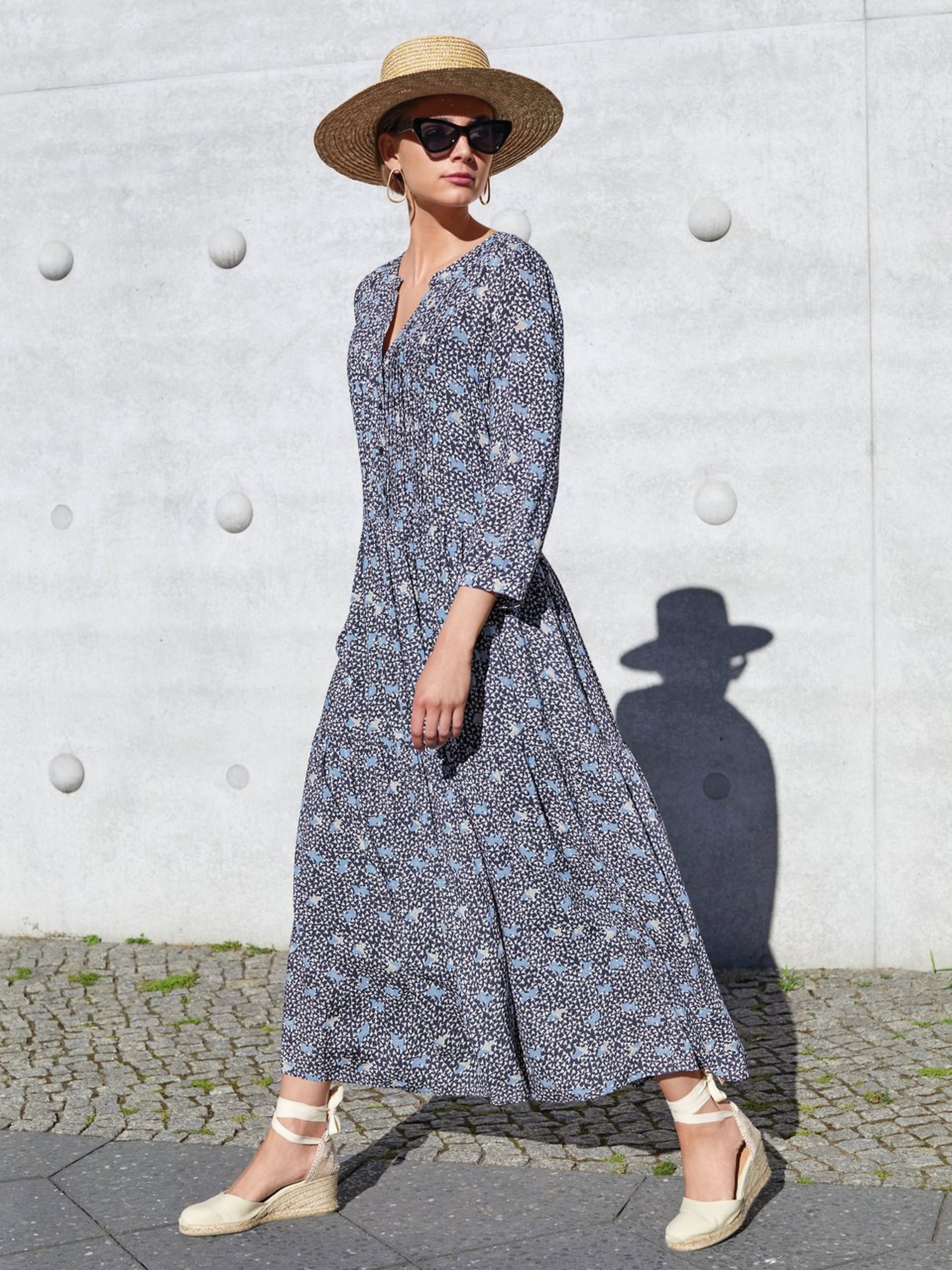 Kleid mit 3/4-Arm