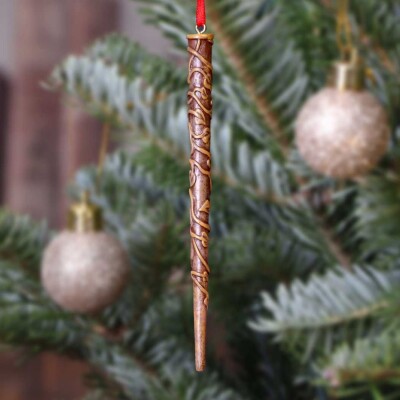 Harry Potter Julepynt - Hermione Grangers Tryllestav - 7,5 CM