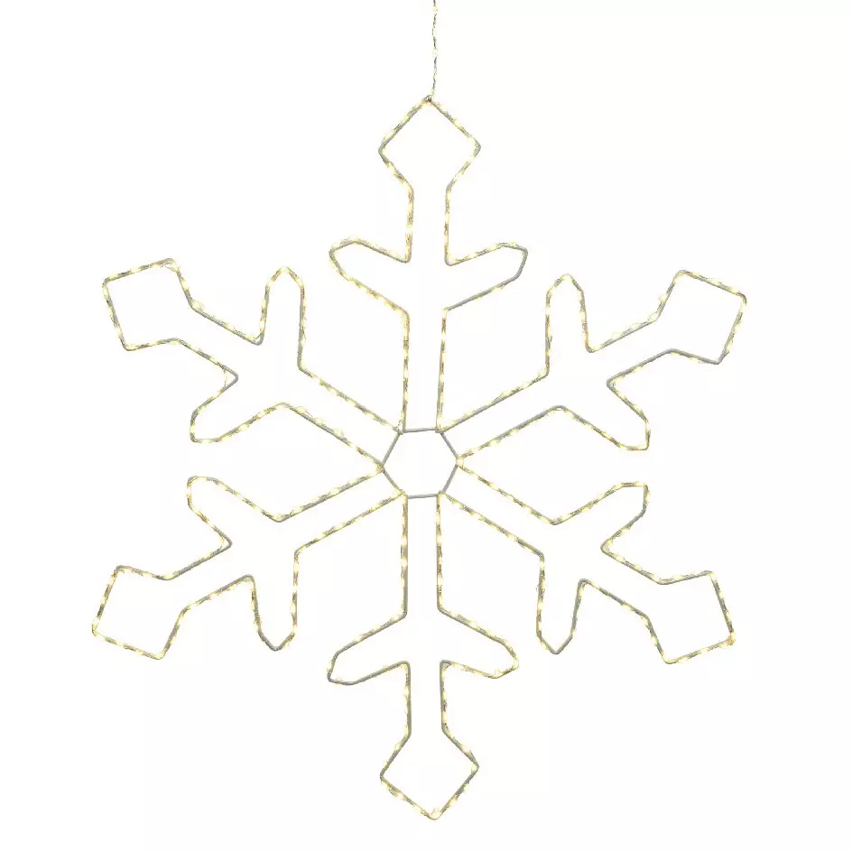Flocon lumineux à suspendre 220 LED (D37 cm) Everest Blanc chaud