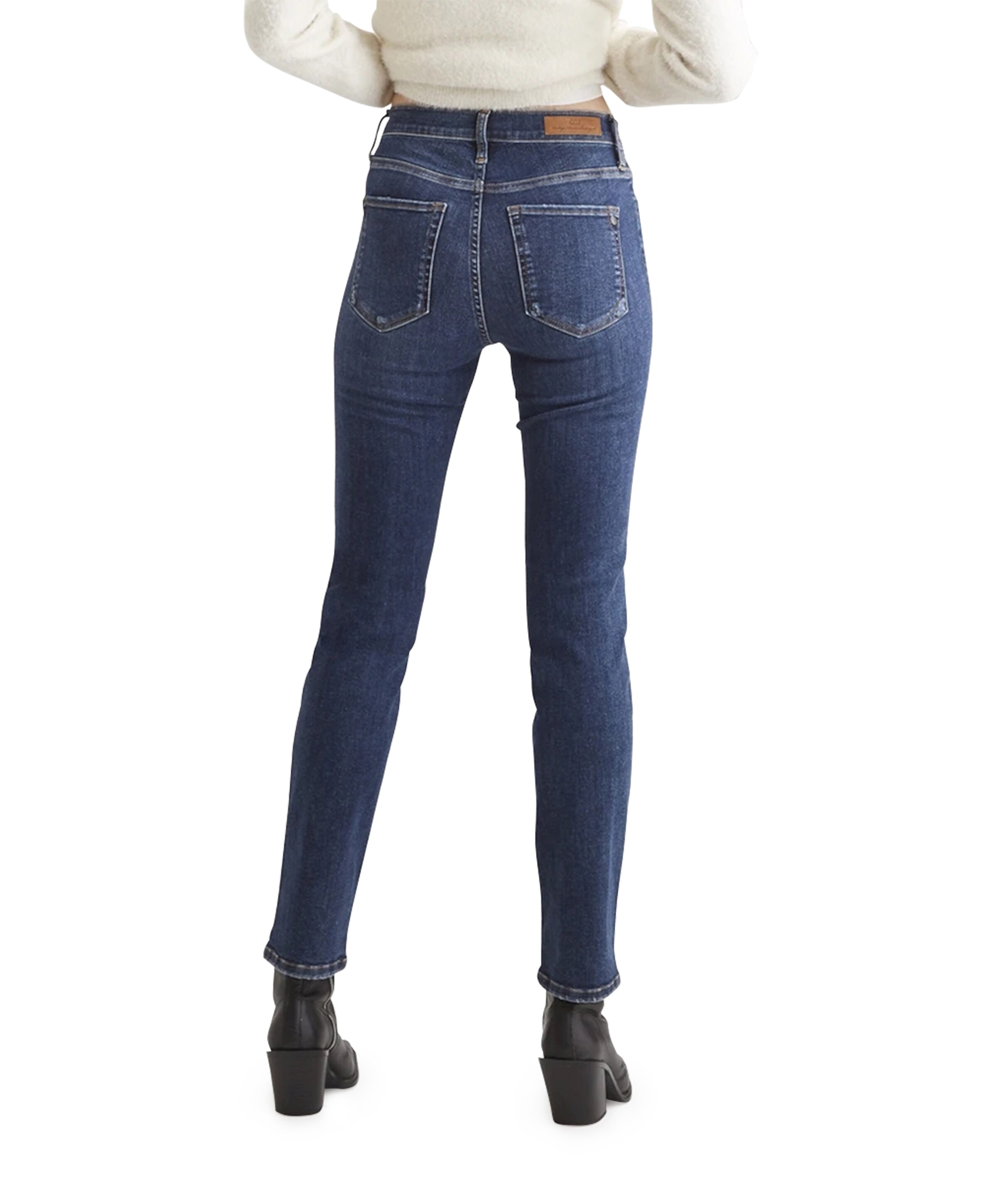 Cup of Joe Denim High waist straight dames jeans blauw