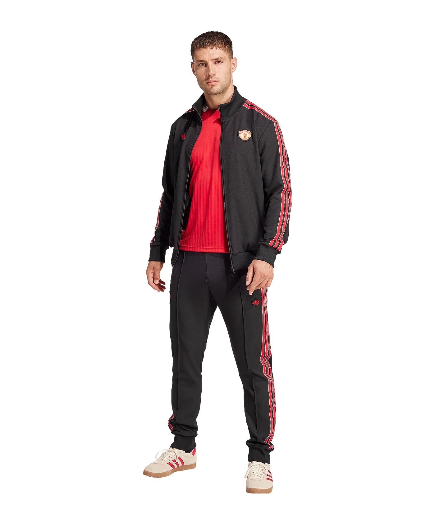 adidas Manchester United Trainingshose Schwarz