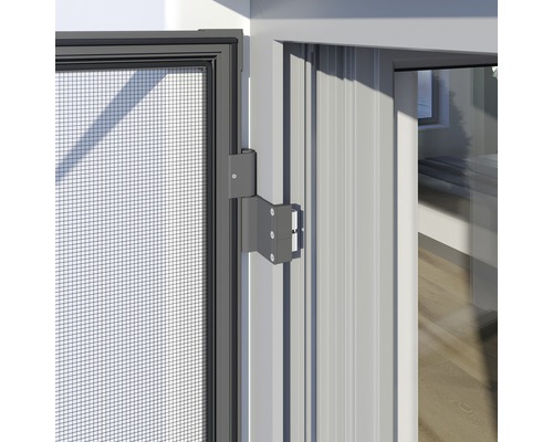 Windhager horklemadapters voor kozijndeuren, wit, 3 stuks