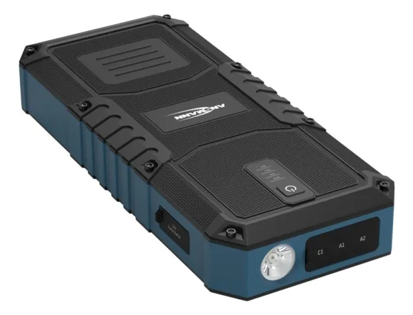 Ansmann Jump Starter 16.0, 2500 A, Sort, Blå, 2500 A, Lithium polymer (LiPo), 4 At, 59,2 Wh